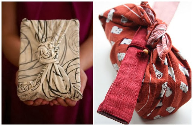 envolver regalos de una forma original y divertida furoshiki