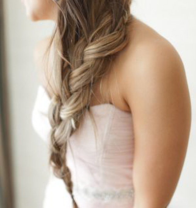 trenza recogido boda novia invitada hairstyle braid wedding 