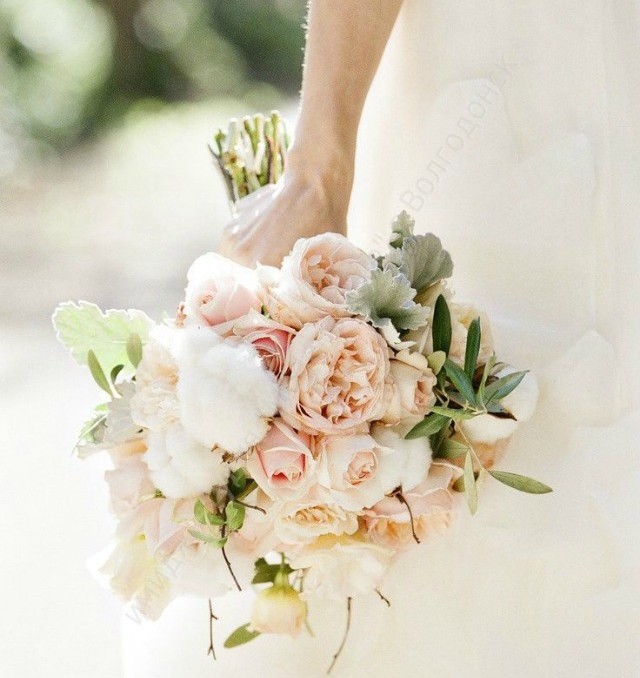 cotton wedding algodon bodas ideas flor bouquet planta