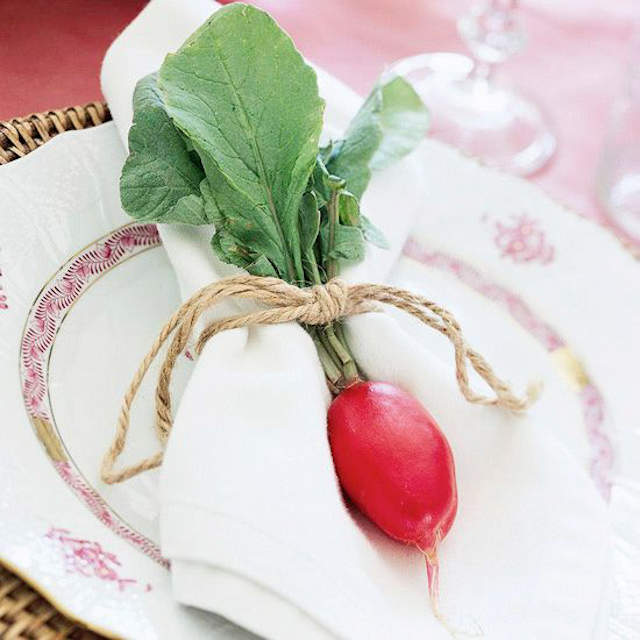 decorar vegetales verduras bodas alcachofas coliflor repollo ramo boutonniere zanahoria espárrago centro de mesa
