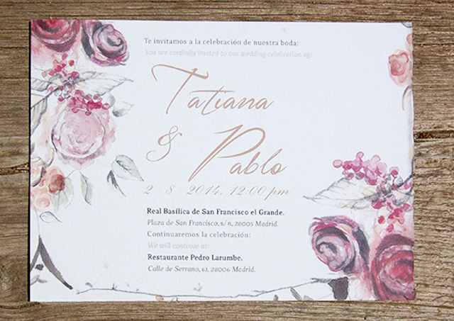 invitaciones boda acuarela stationery wedding blog watercolor