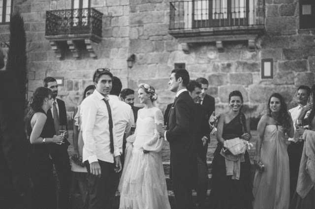 galicia boda novia vestido alberta ferretti wedding dress bridal lagar pintos