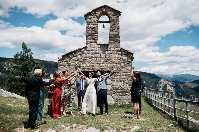 boda intima Pirineo montañas sorprendente wedding folk mountain atodoconfetti boho