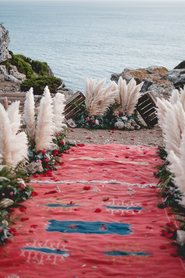 boda menorca wedding boho bohemia playa pamela