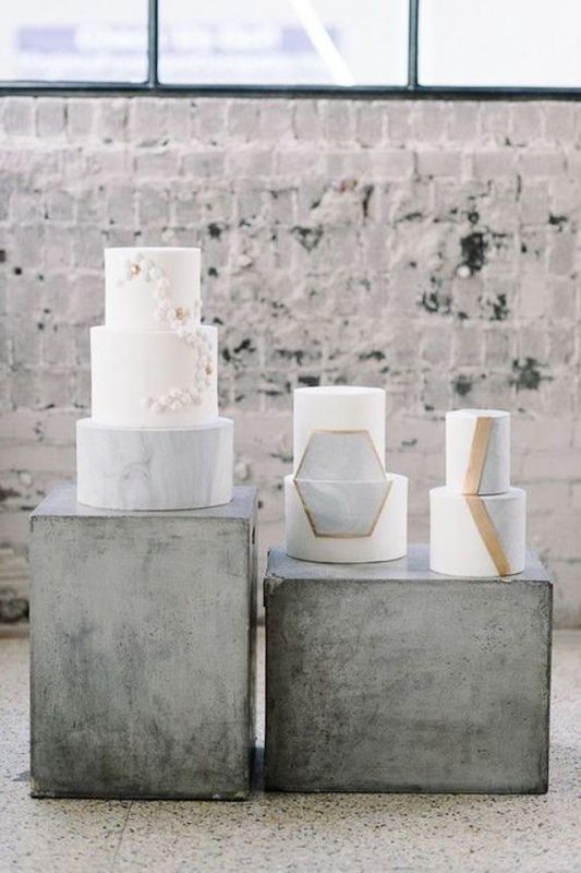 boda industrial idea decoración wedding decor cemento concret