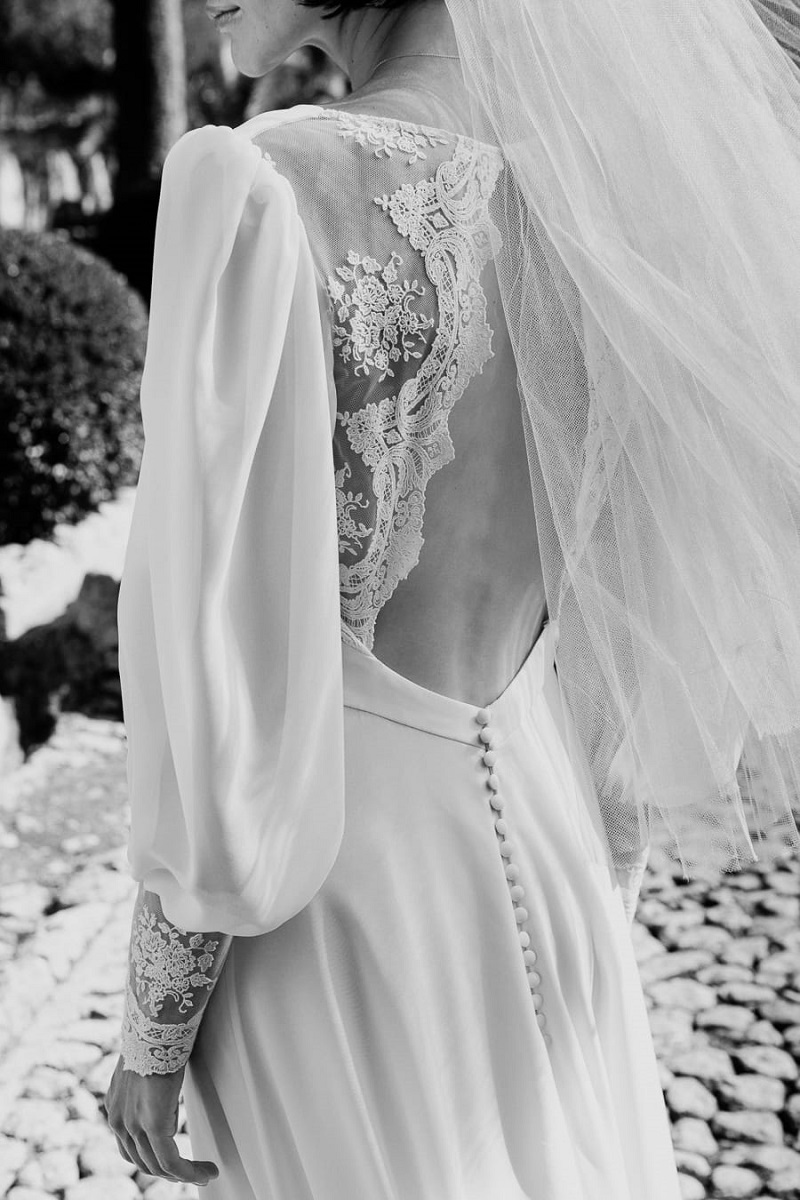 larca barcelona vestido novia vintage wedding dress bridal 38