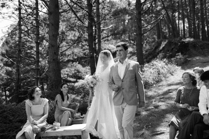 boda covid vintage euskadi vestido novia corto midi campo bosque sencillo natural