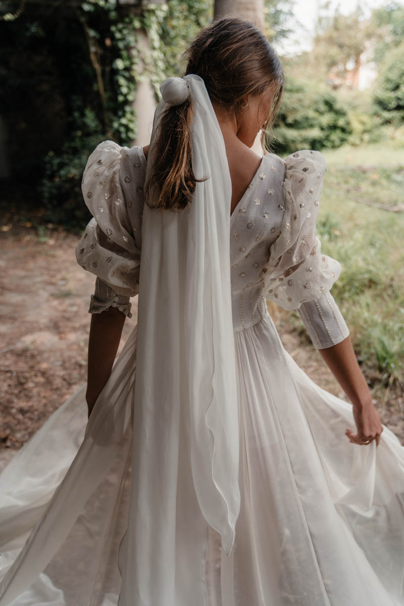 vestido novia Paredero Quiros boda sencillo elegante boho madrid a todo confetti wedding dress bridal
