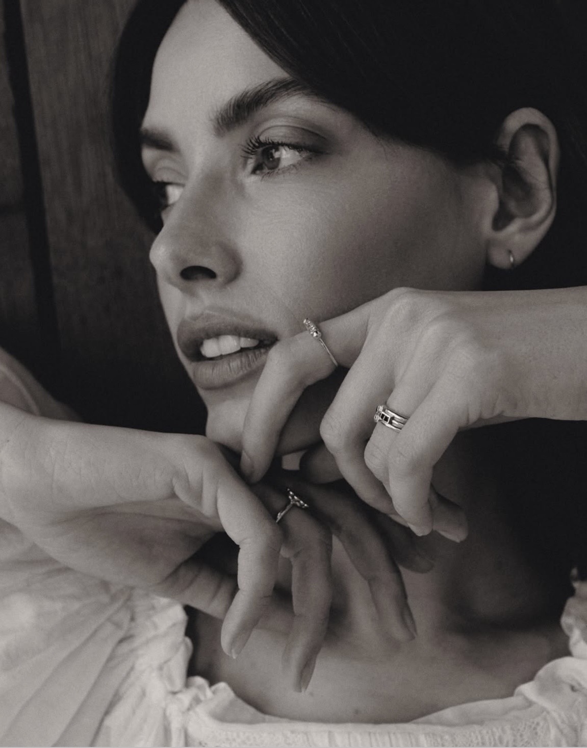 joyas vintage novia anillo pendientes antiqua