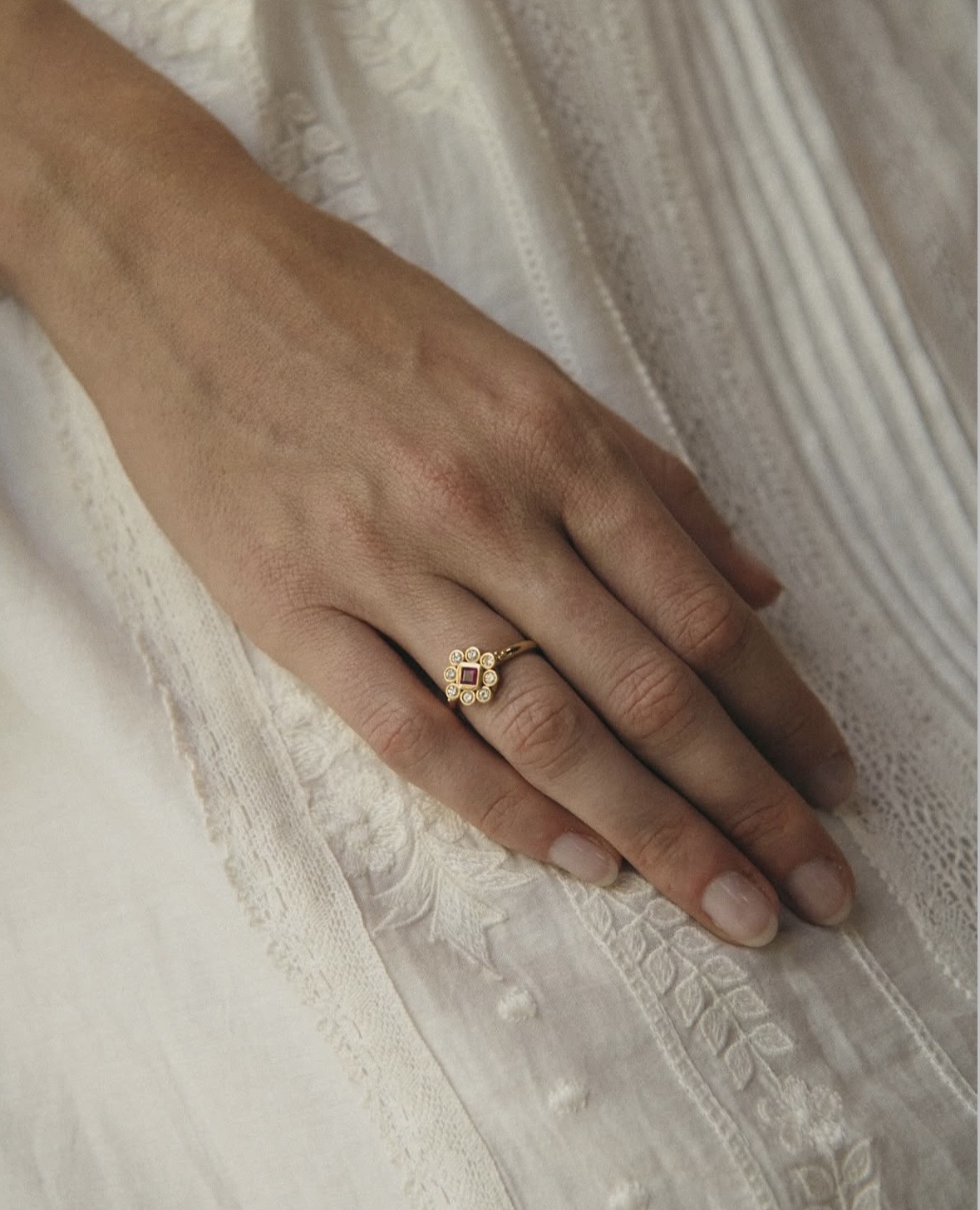 joyas vintage novia anillo pendientes antiqua