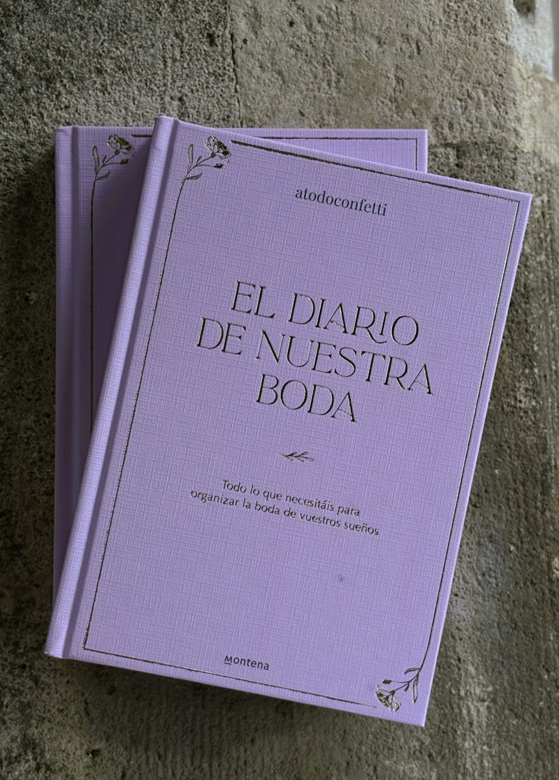 diario de nuestra boda agenda novia planificador organizador libro bodas wedding planner a todo confetti