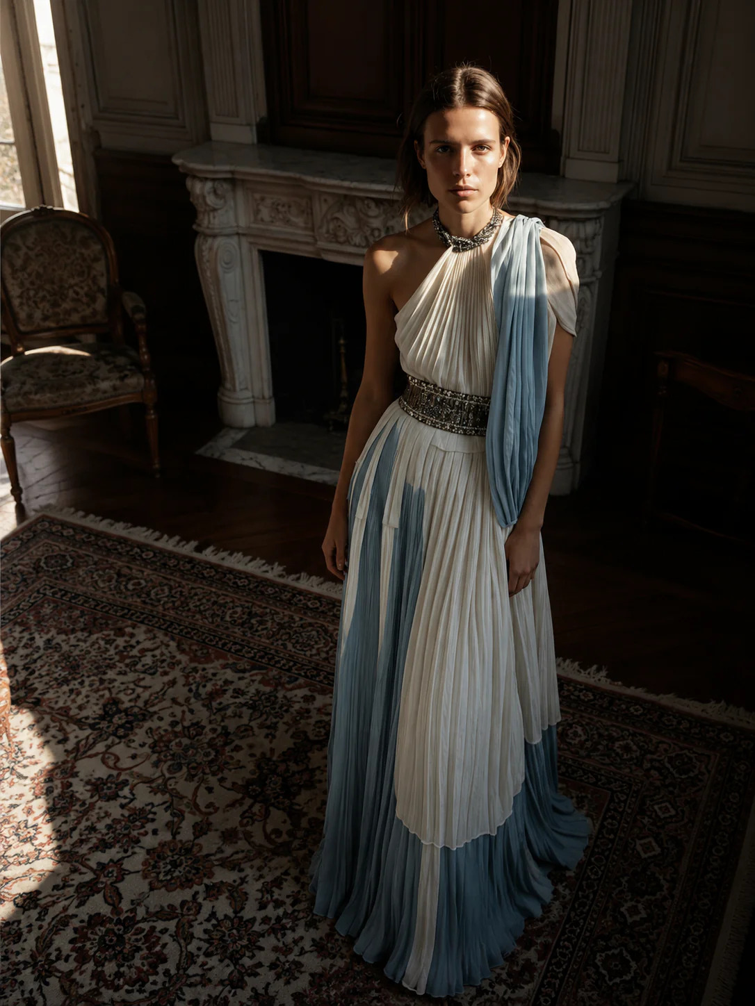 vestido largo invitada boda barcelona cazando mariposas elegante