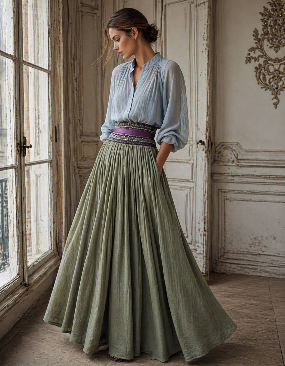 vestido largo invitada boda barcelona cazando mariposas elegante