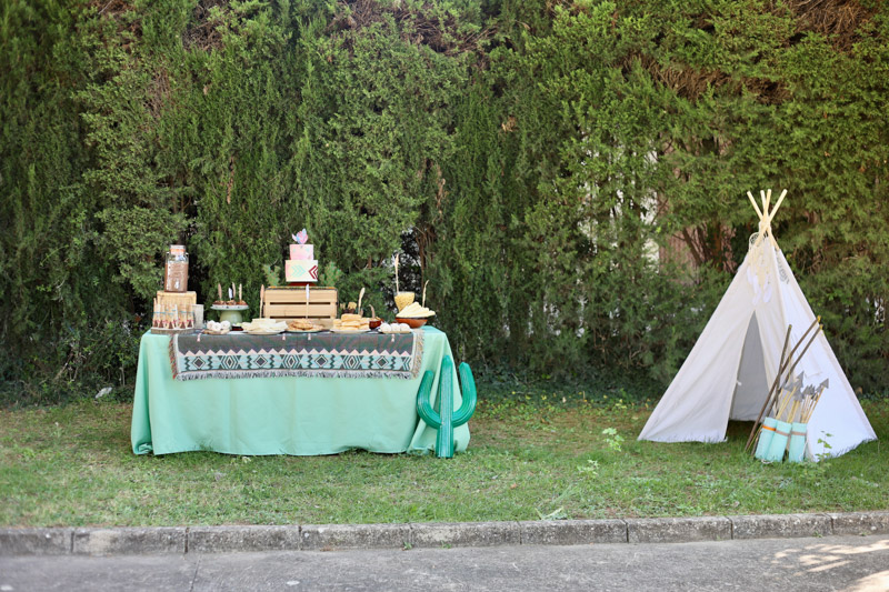 fiesta infantil tipi cumple birthday party ideas girls kids teepee camping woodland boho