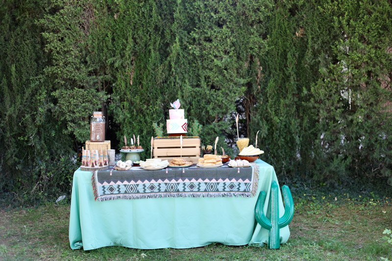 fiesta infantil tipi cumple birthday party ideas girls kids teepee camping woodland boho
